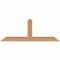 Ekena Millwork Portland Smooth Timber Gable Bracket, Western Red Cedar, 48"W x 18"H x 3 1/2"D x 3 1/2"F, 9/12 Pitch GBW048X18X0404POR00SWR - alternate 1